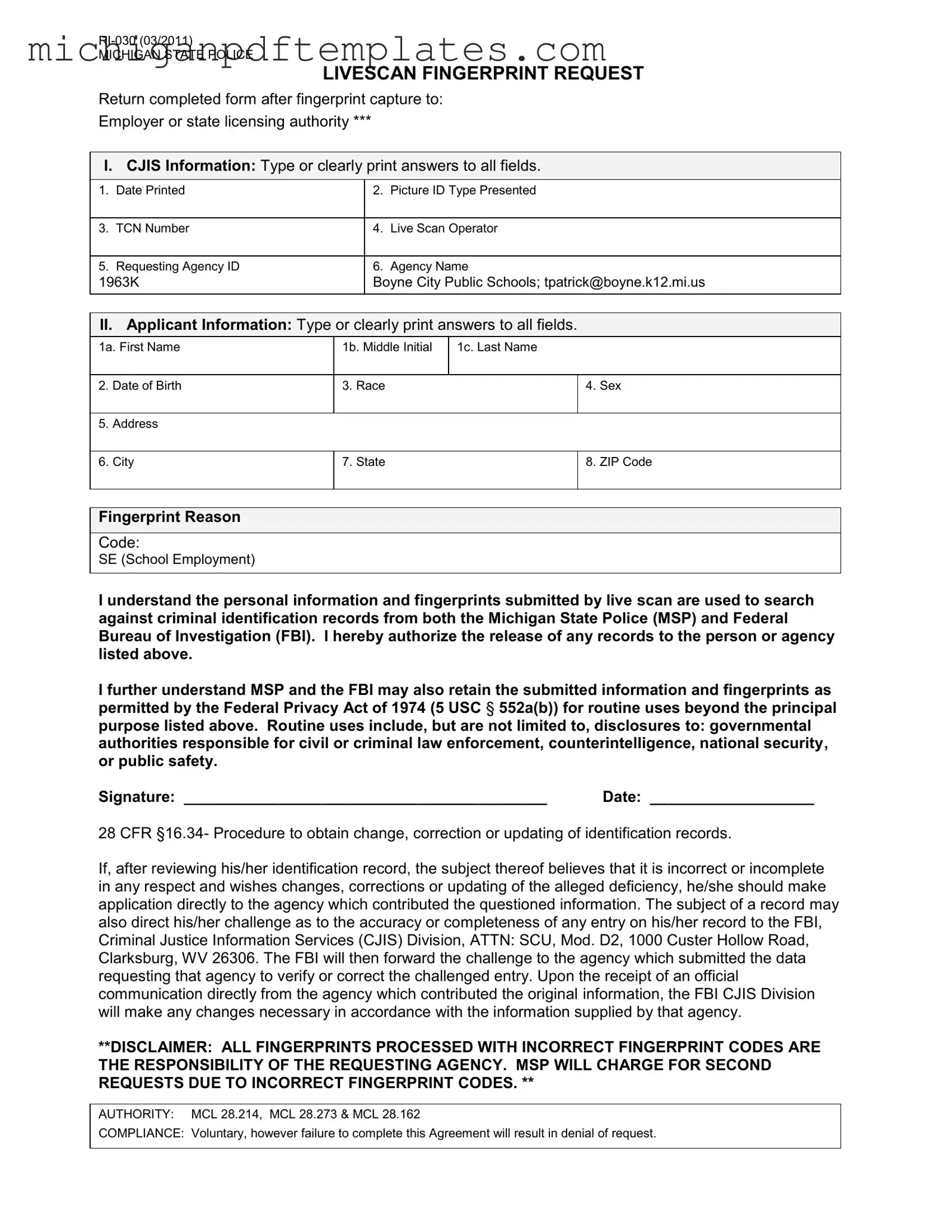 Fill in Your Ri 030 Michigan Form
