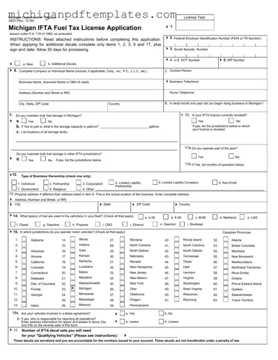Fill in Your Michigan 2823 Form