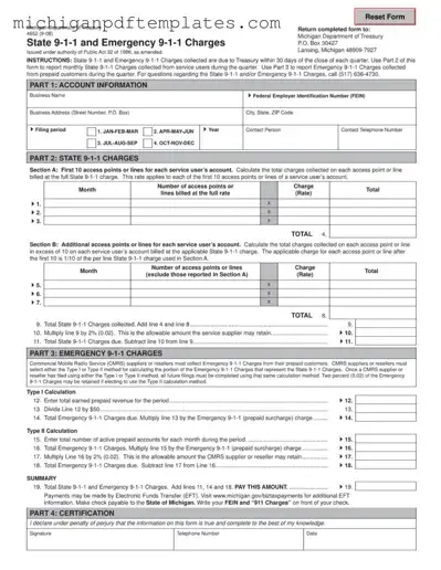 Fill in Your Michigan 4652 Form