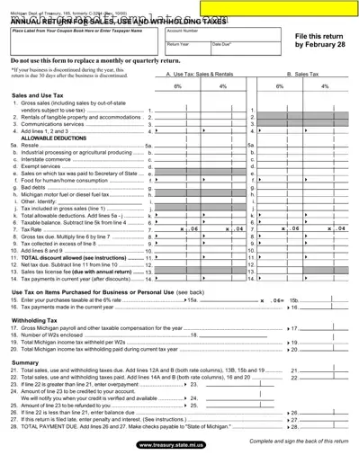 Fill in Your Michigan C 3204 Form
