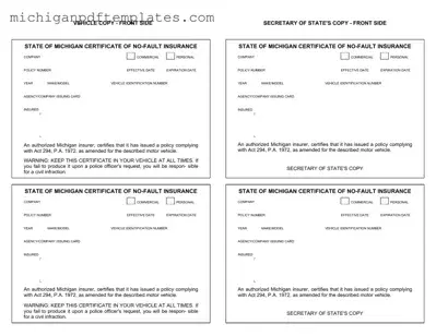 Fill in Your Michigan No Fault Insurance Form