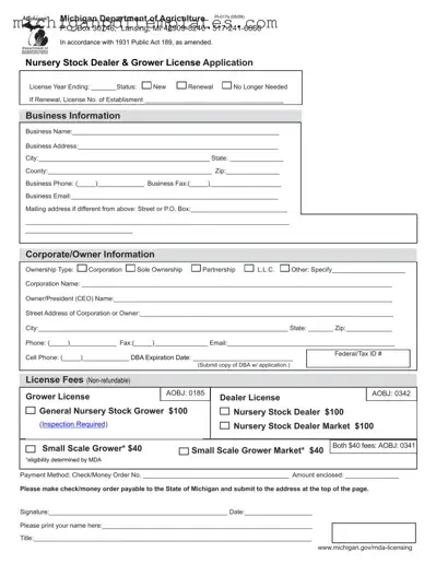 Fill in Your Pi 017S Michigan Form
